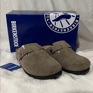 Birkenstock Suede Loafers - Taupe